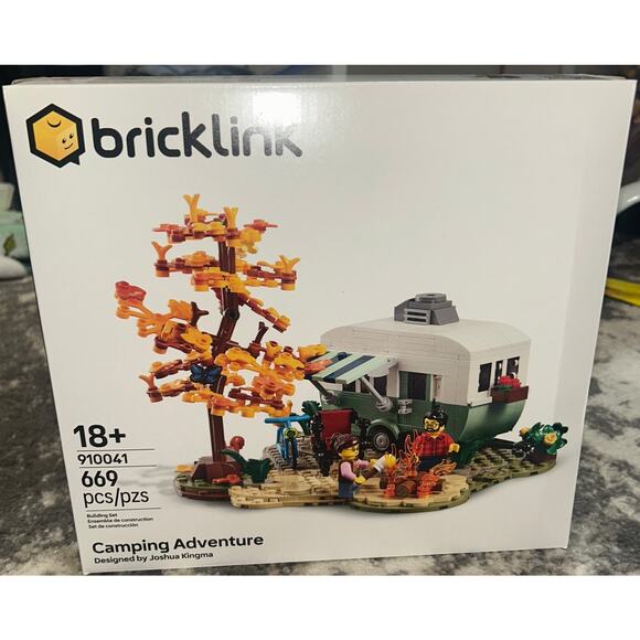 Lego Bricklink Camping Adventure Building Set (NWT)